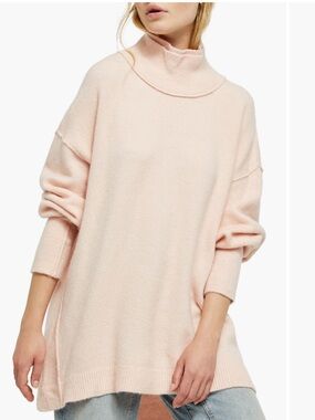 Free People Afterglow Mock Neck Top